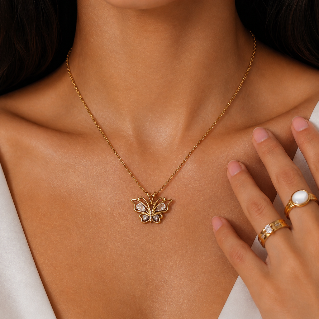 Mariana Butterfly Necklace
