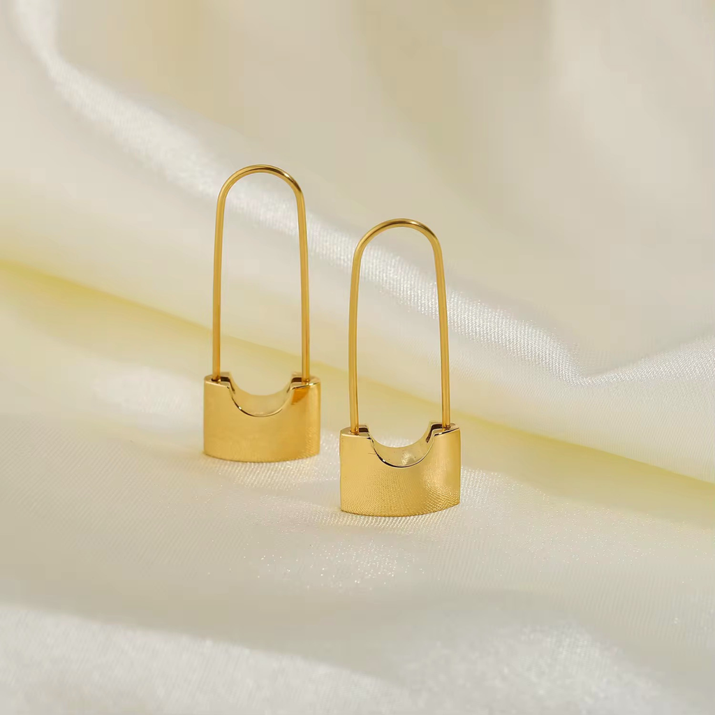 Safety Pin Earrings
