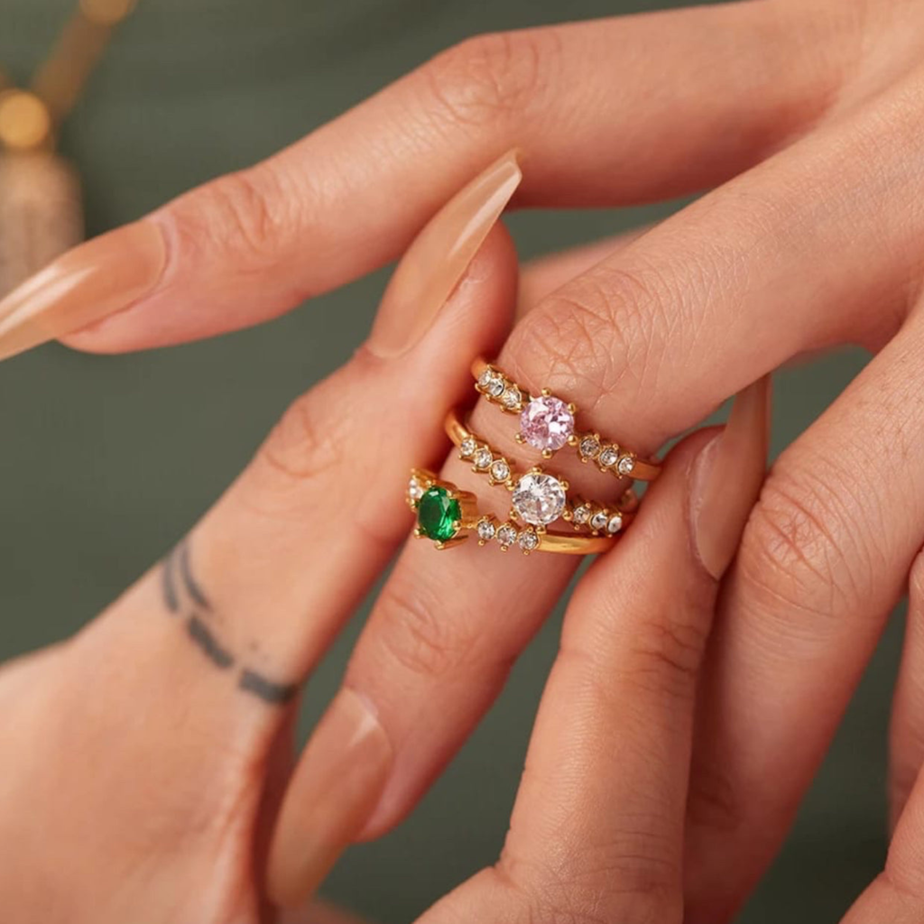 Mary Adjustable Zirconia Ring