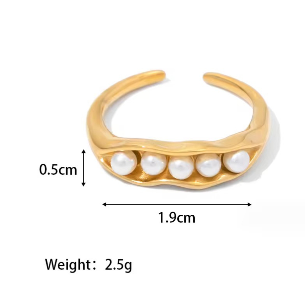 Josien Pea Pod Adjustable Ring