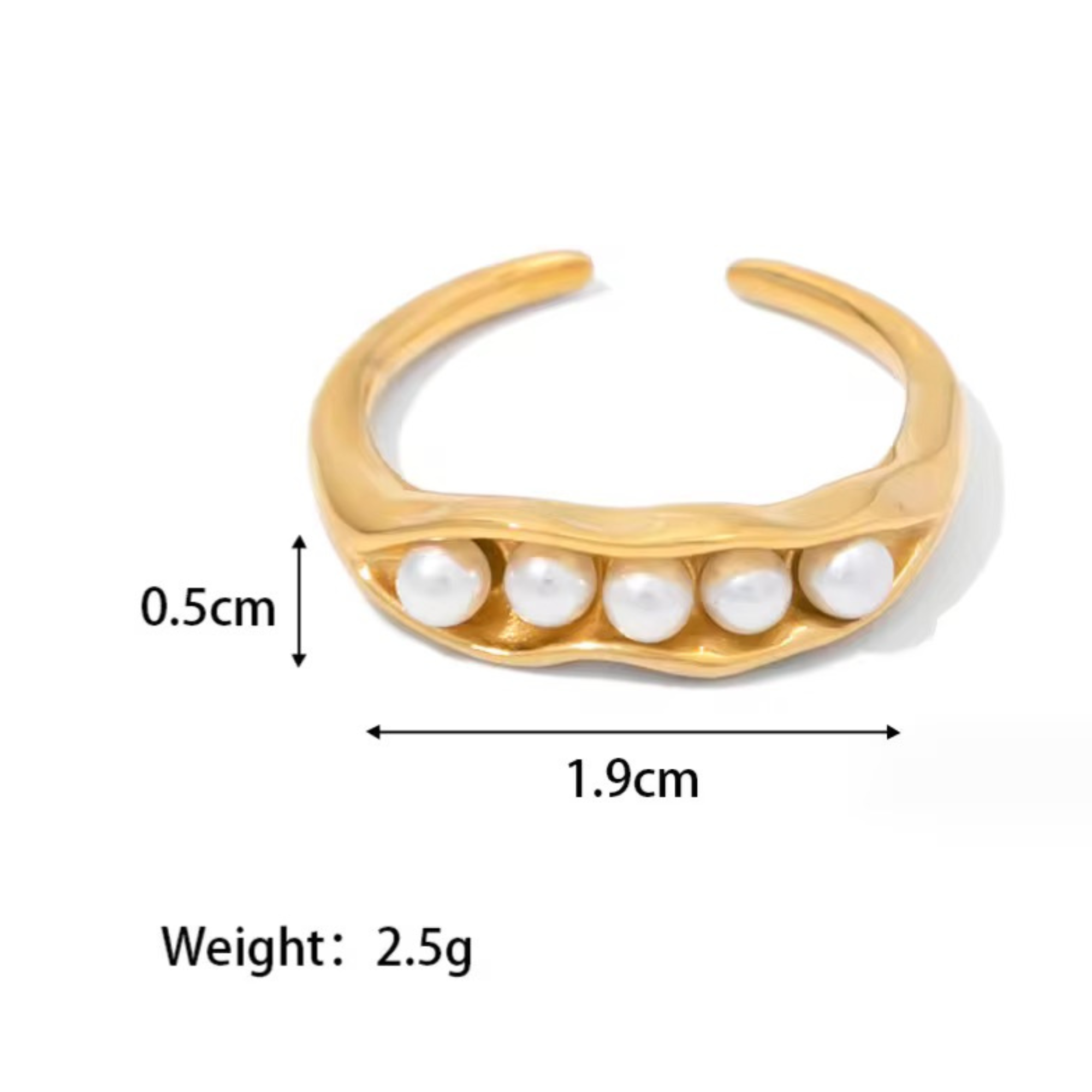 Josien Pea Pod Adjustable Ring