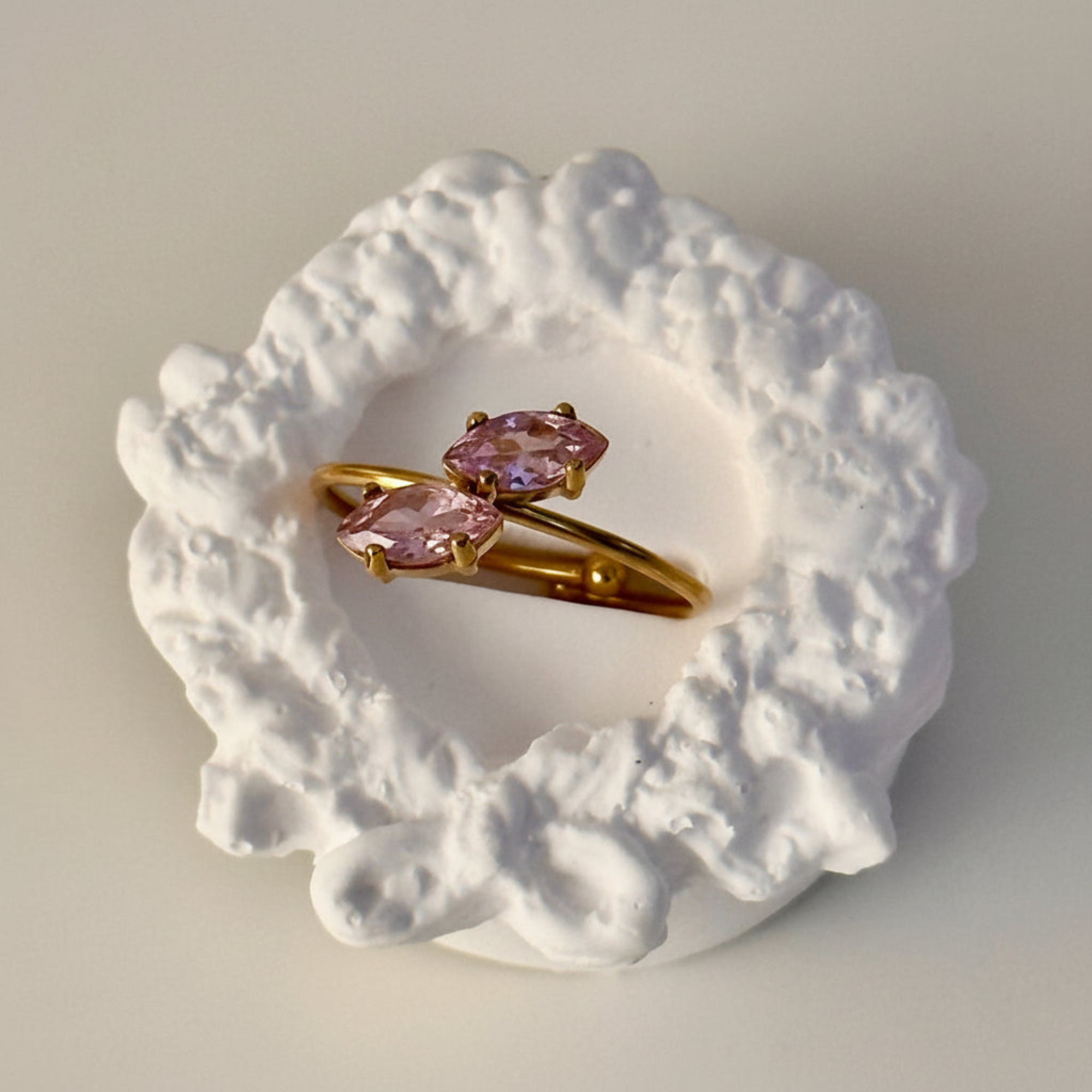 Twin Petals Ring