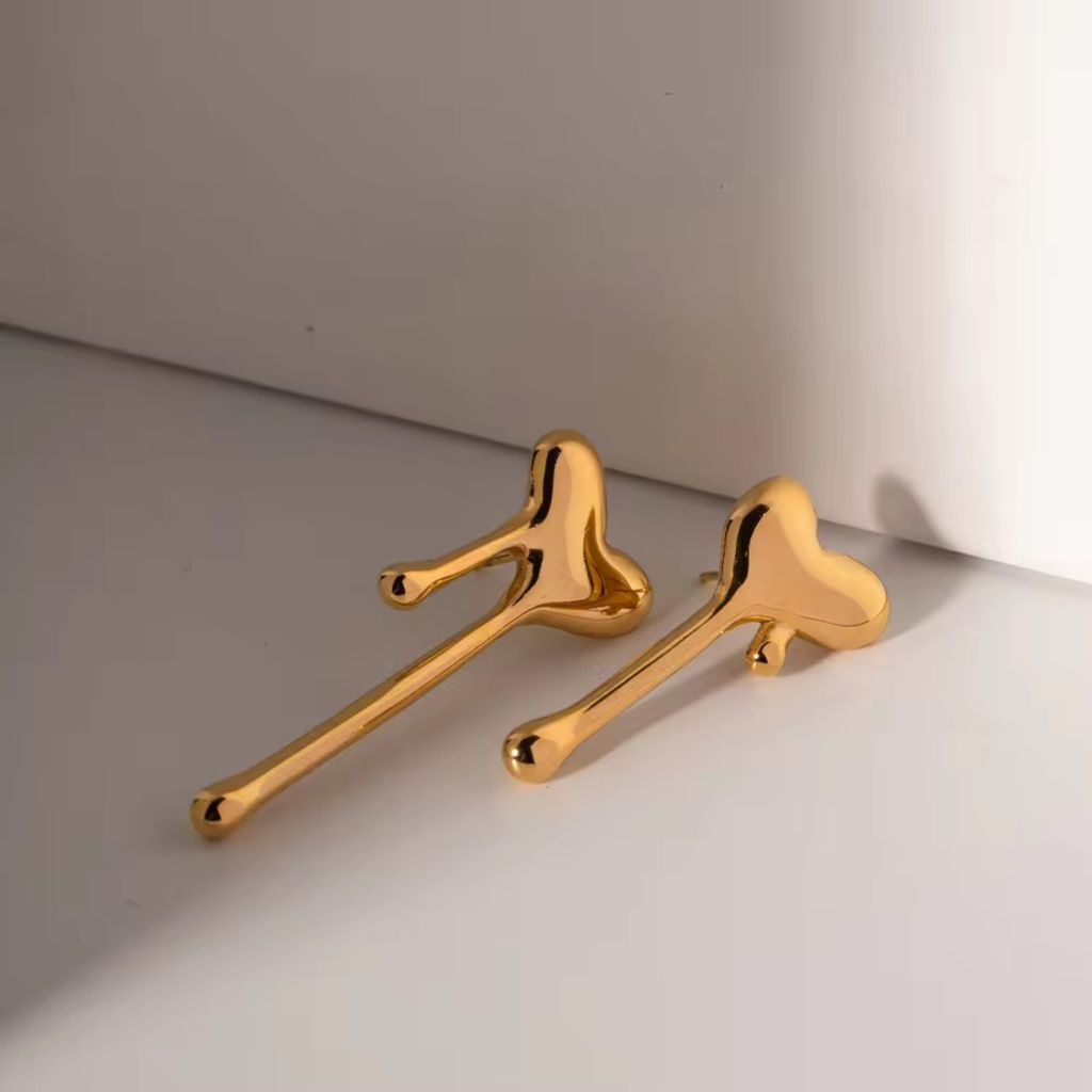 Rhythm Heart Studs
