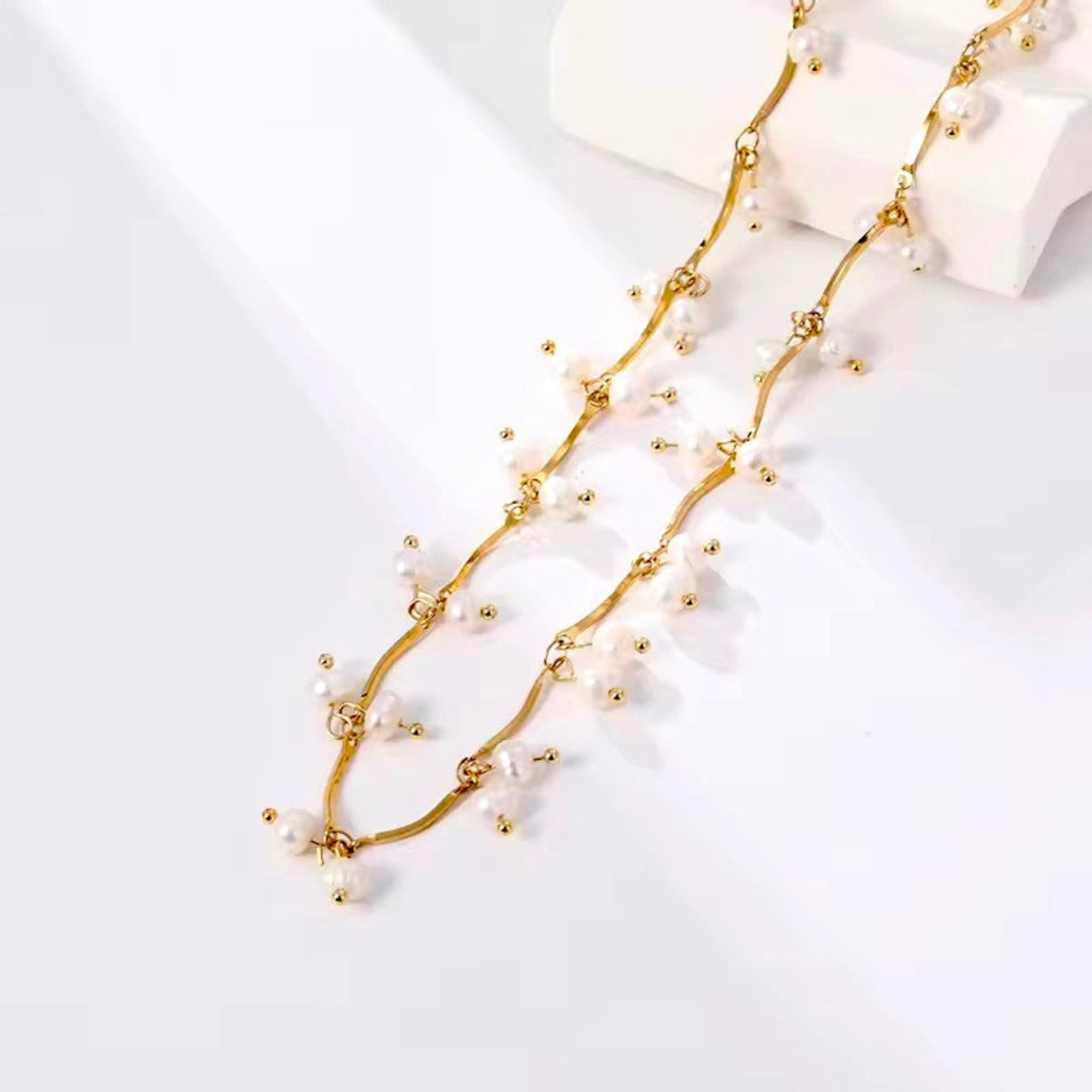 Blair Pearl Tassel Necklace