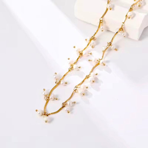 Blair Pearl Tassel Necklace