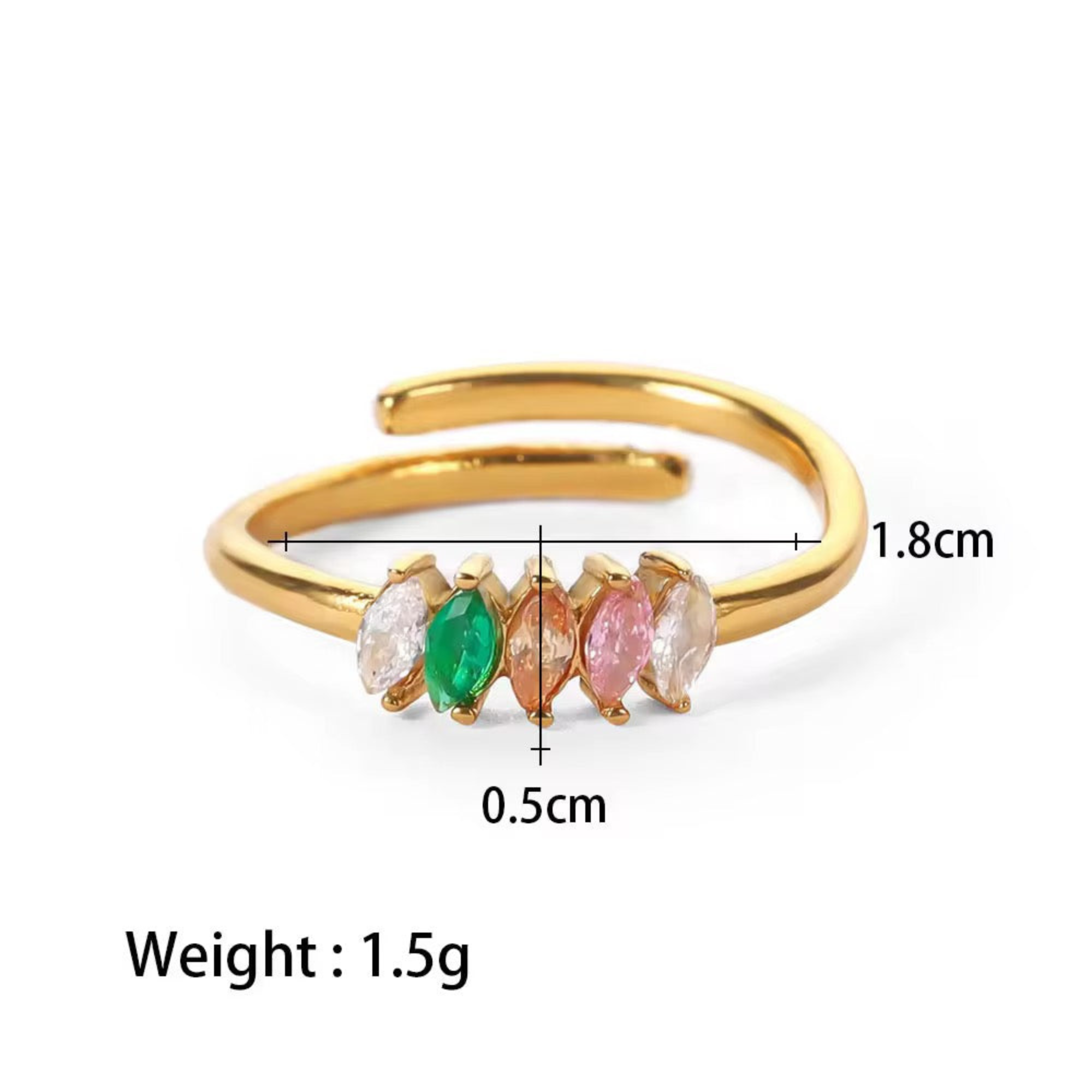 Amara Open Ended Adjustable Ring