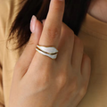 Asymmetrical Enamel Ring