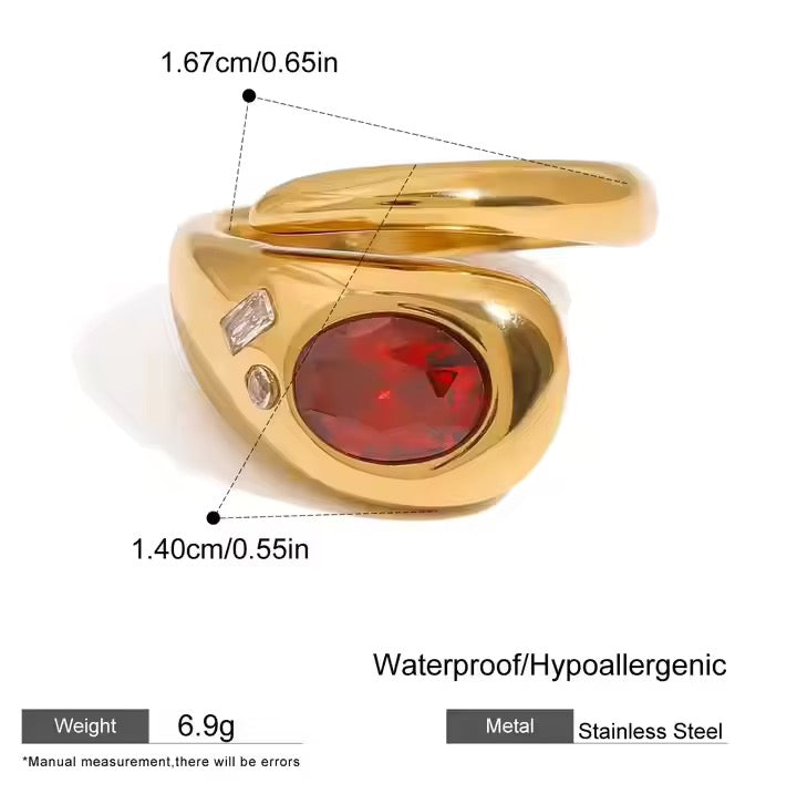 RUBY LUX RING