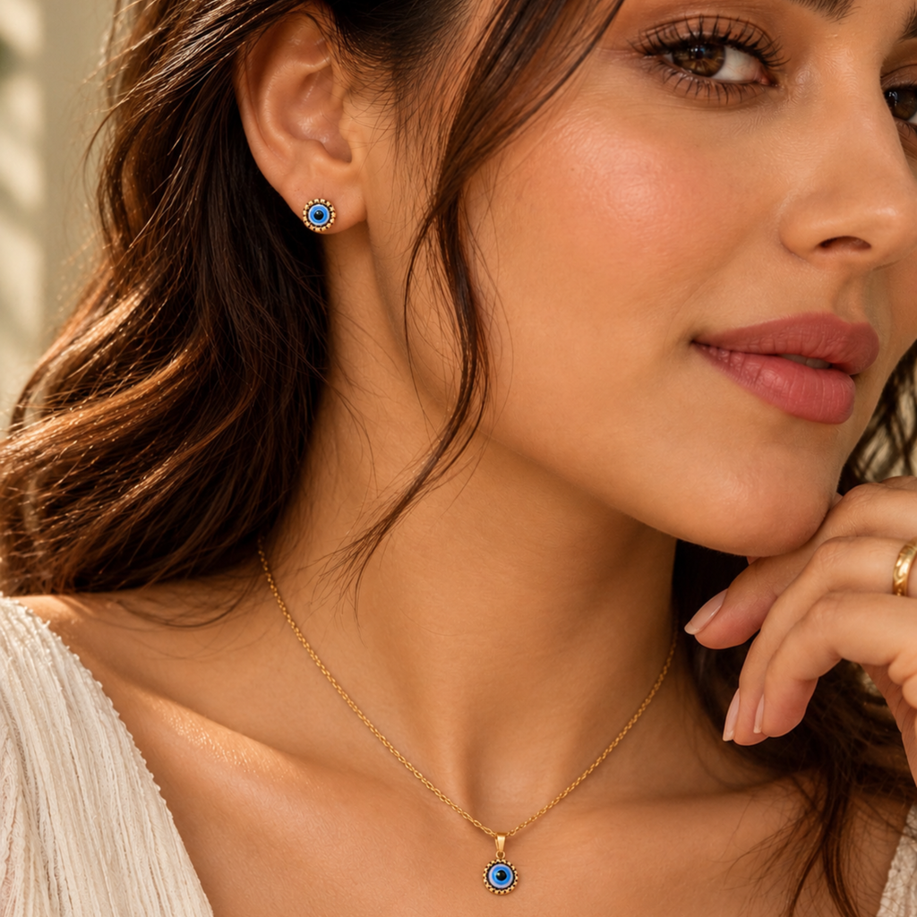 Evara Set (Necklace and Studs)