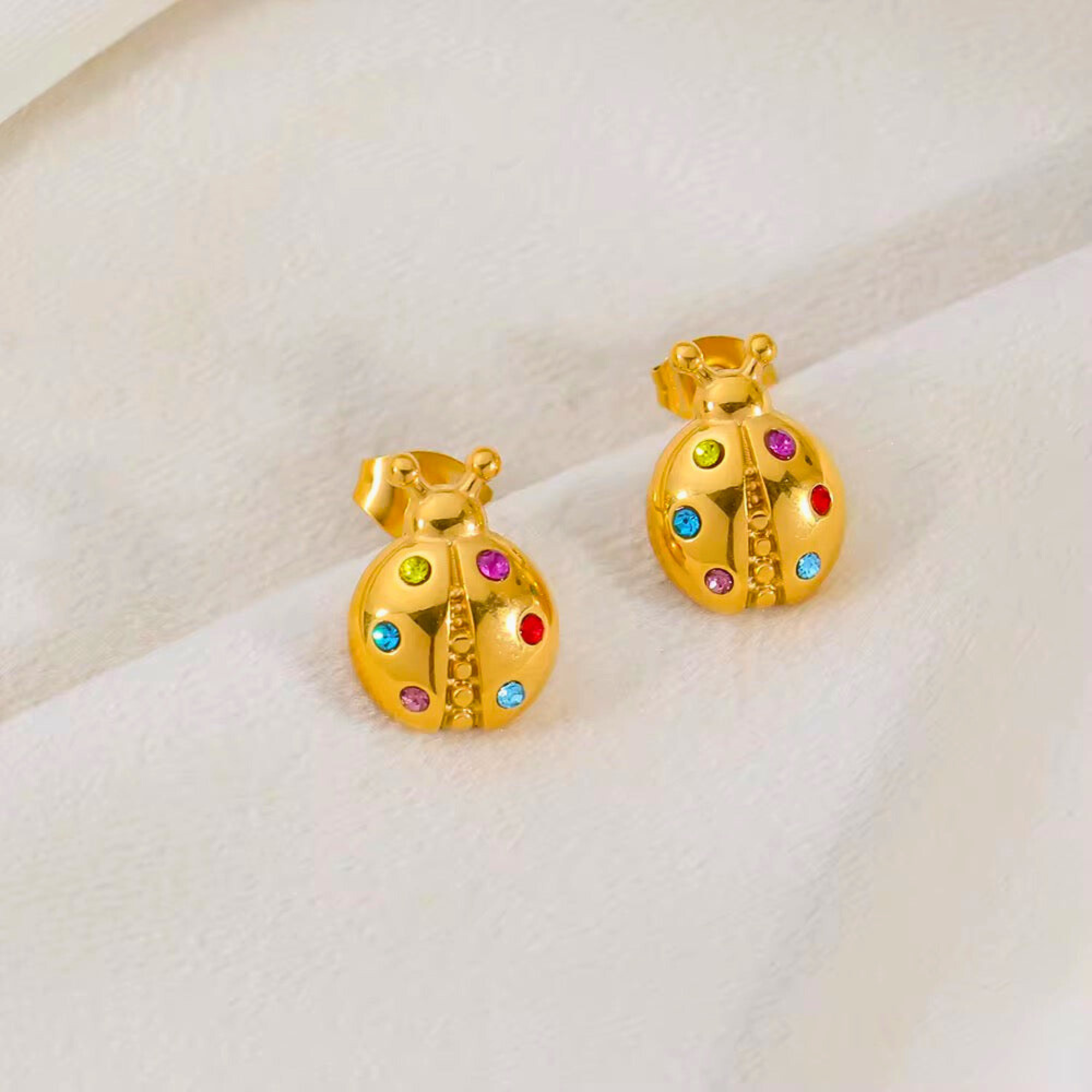 LadyBug Studs