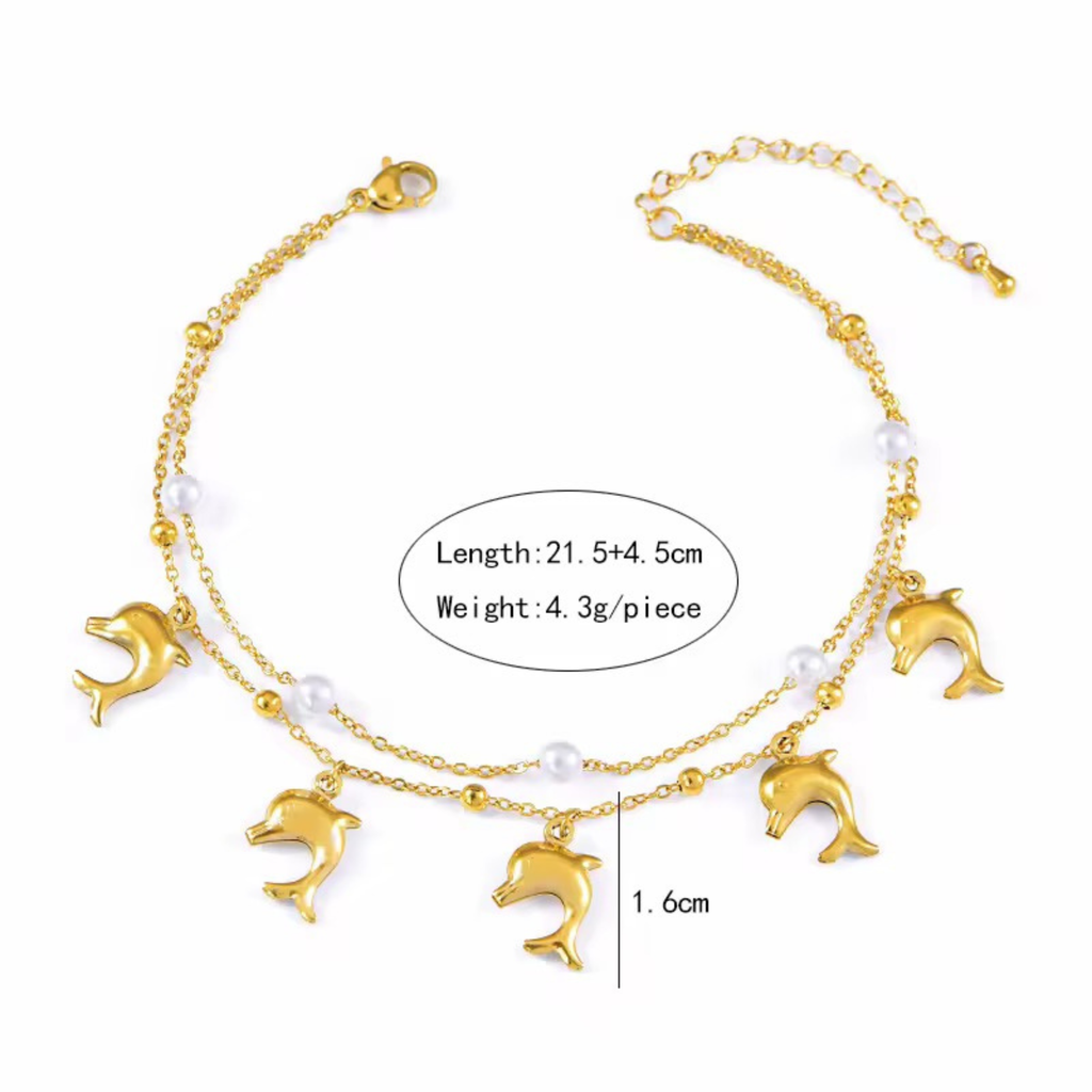 Dolphin Charm Bracelet