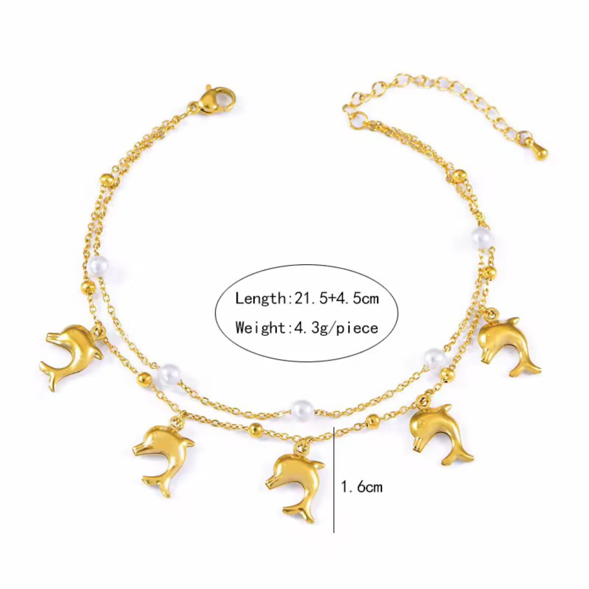 Dolphin Charm Bracelet