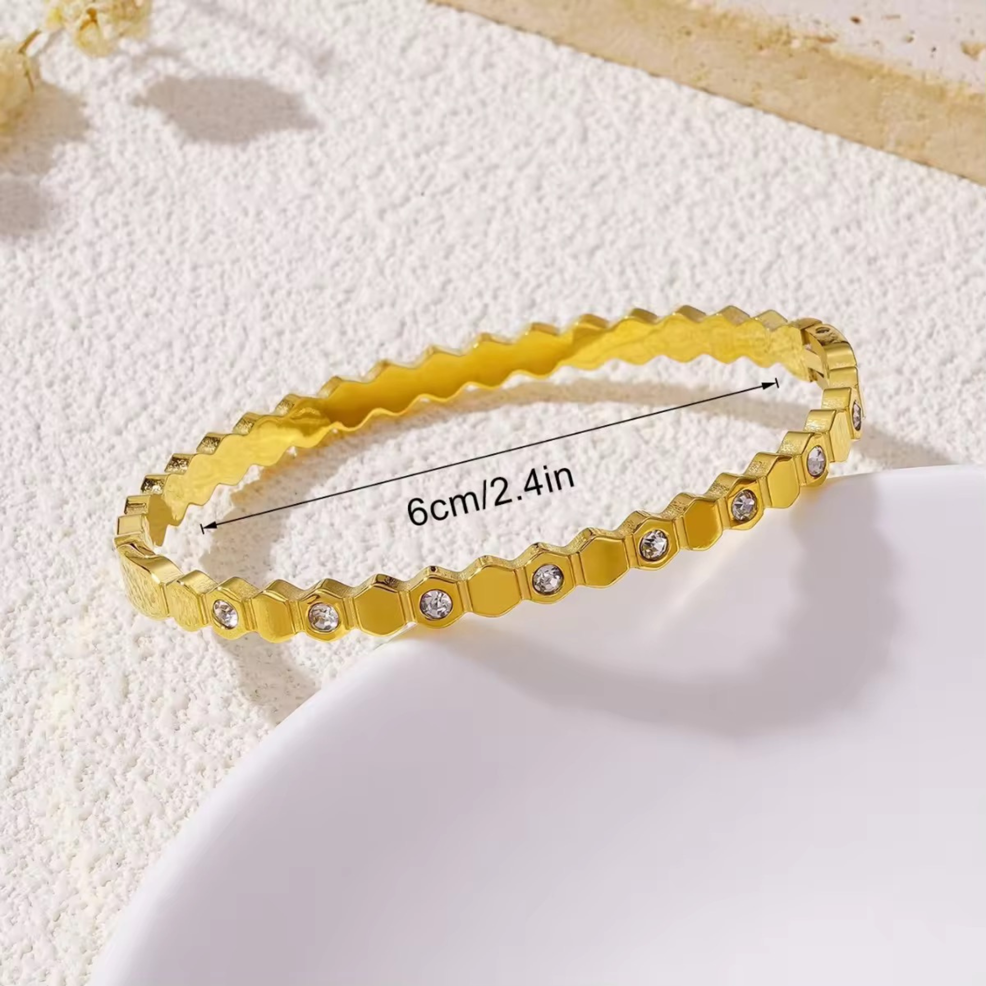 Zircon Hive Bracelet