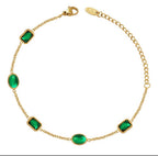 Quinn Emerald Bracelet